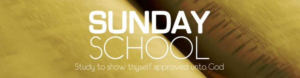 sunday school banner